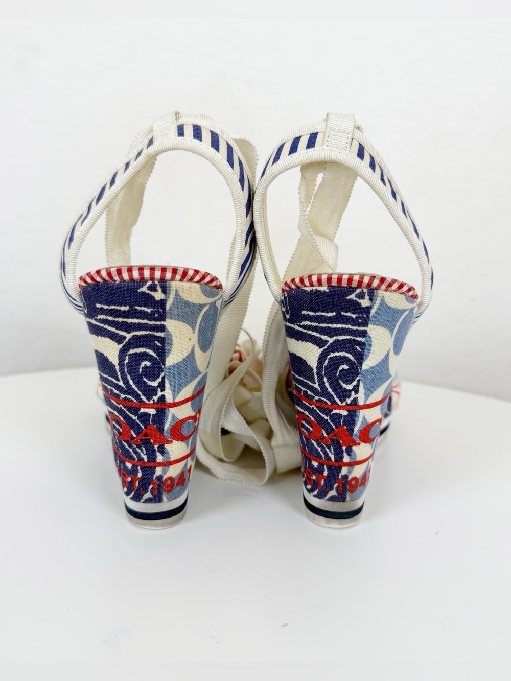 Coach Tammie Patchwork Wedges - Picture 5 of 12